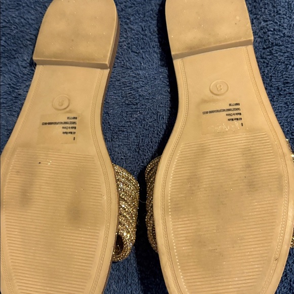 A New Day Gold Knot Slide Sandals - Picture 4 of 6